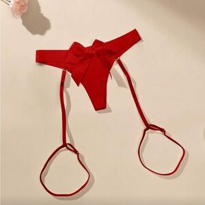 Elegant Red Women's Intimate Set
